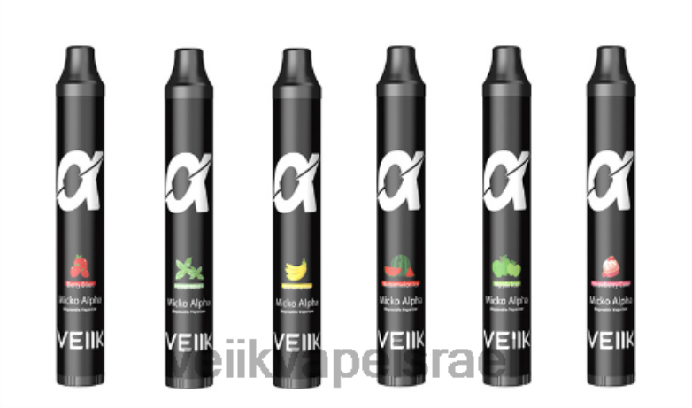 VEIIK Micko Alpha vape חד פעמי 600 פחזניות 500 mah טעמים מרובים XNP2258 | VEIIK Moos Pod Israel