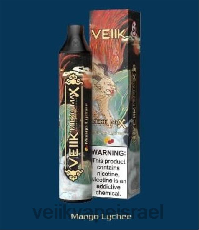 VEIIK Micko MAX Vape חד פעמי 1500 פחזניות מנגו ליצ'י XNP2242 | VEIIK Vape Jerusalem
