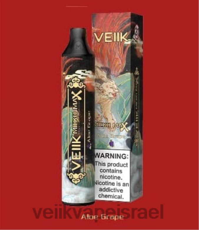VEIIK Micko MAX Vape חד פעמי 1500 פחזניות ענבי אלוורה XNP2243 | VEIIK Vape Price