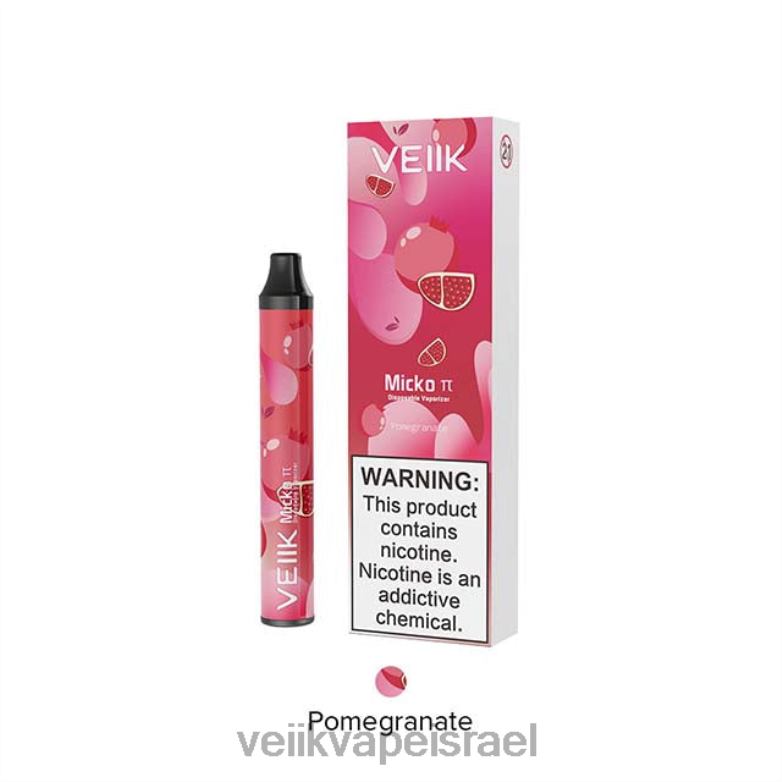 VEIIK Micko Pie Vape חד פעמי 600 פחזניות רימון XNP2223 | VEIIK Vape Price