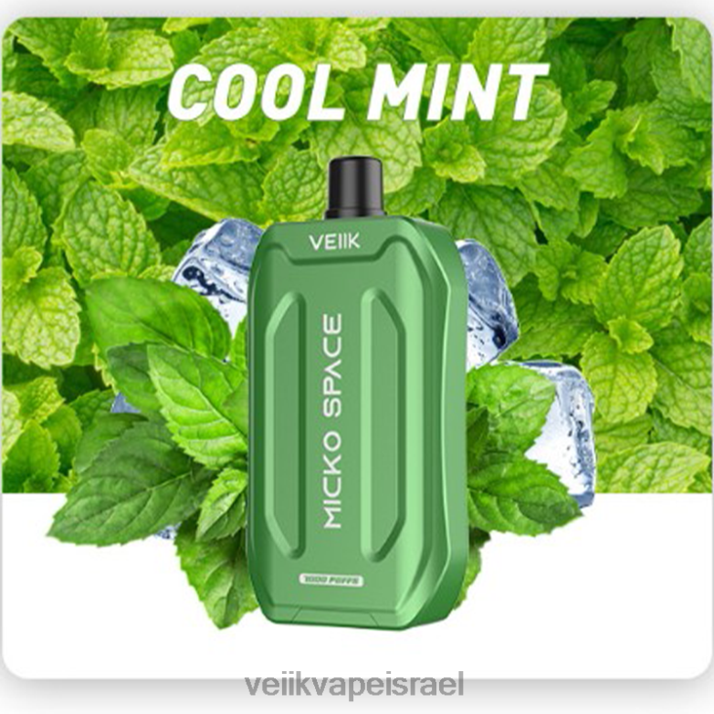 VEIIK Micko Space Vape חד פעמי 7000 פחזניות מנטה קרירה XNP2236 | VEIIK Cracker Pod Israel