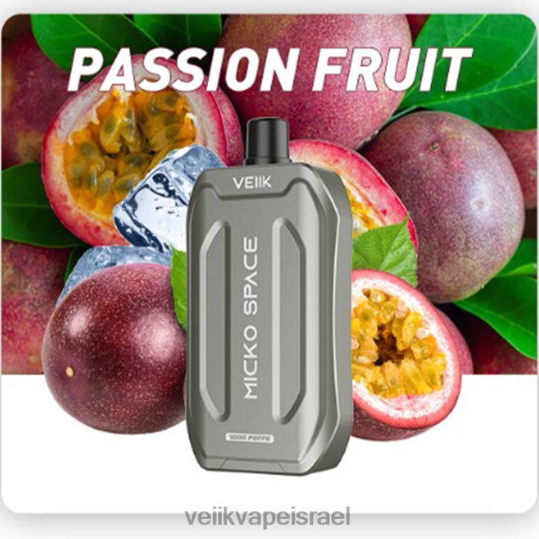 VEIIK Micko Space Vape חד פעמי 7000 פחזניות פסיפלורה XNP2237 | VEIIK Airo Pod Kit Israel