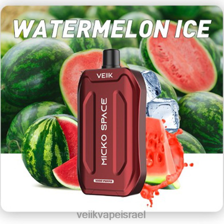 VEIIK Micko Space Vape חד פעמי 7000 פחזניות קרח אבטיח XNP2239 | VEIIK Micko Israel