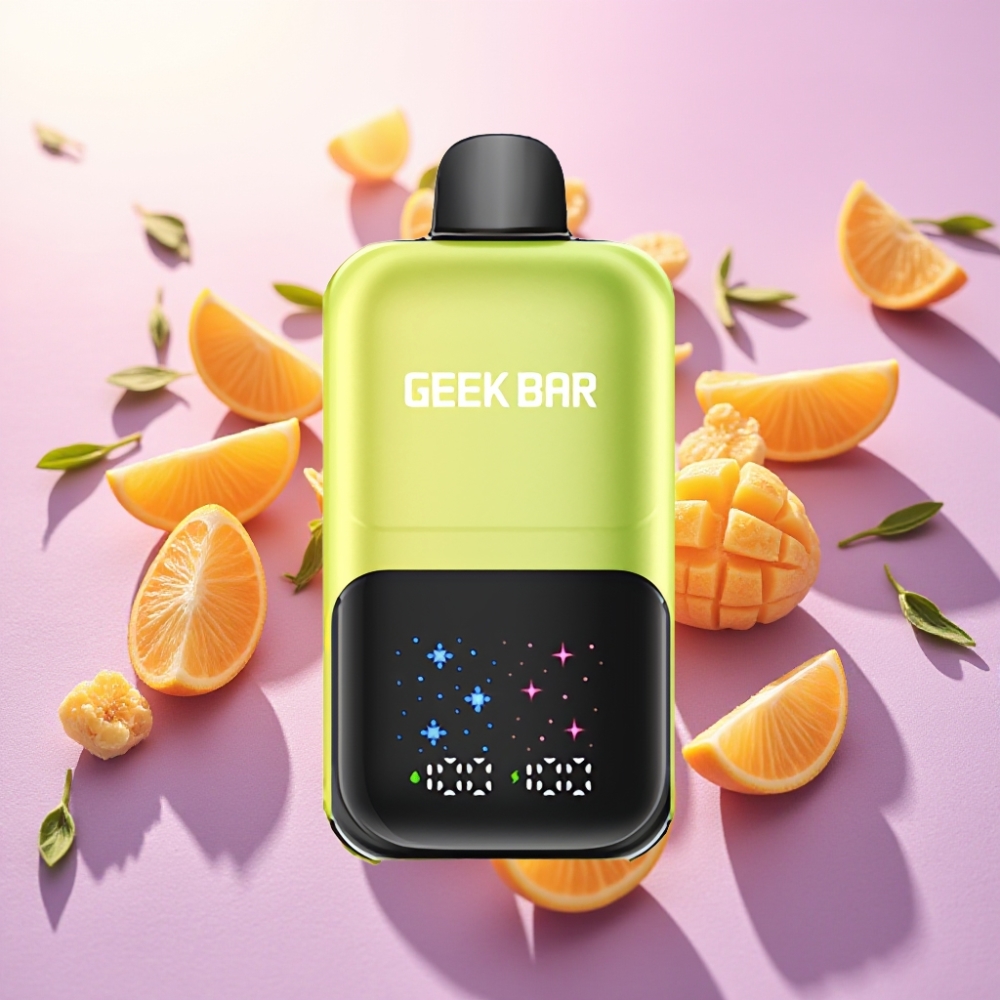 Geek Bar 2GO 50000 שאיפות סדרת דואל מנגו מקסיקני קרח