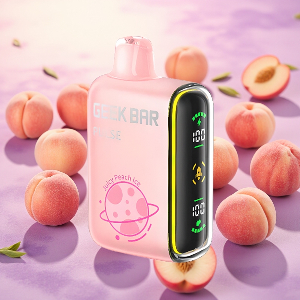 Geek Bar Pulse 15000 משיכות, 16 מ\"ל, 5% ניקוטין, סוללה 650 mAh, USB-C