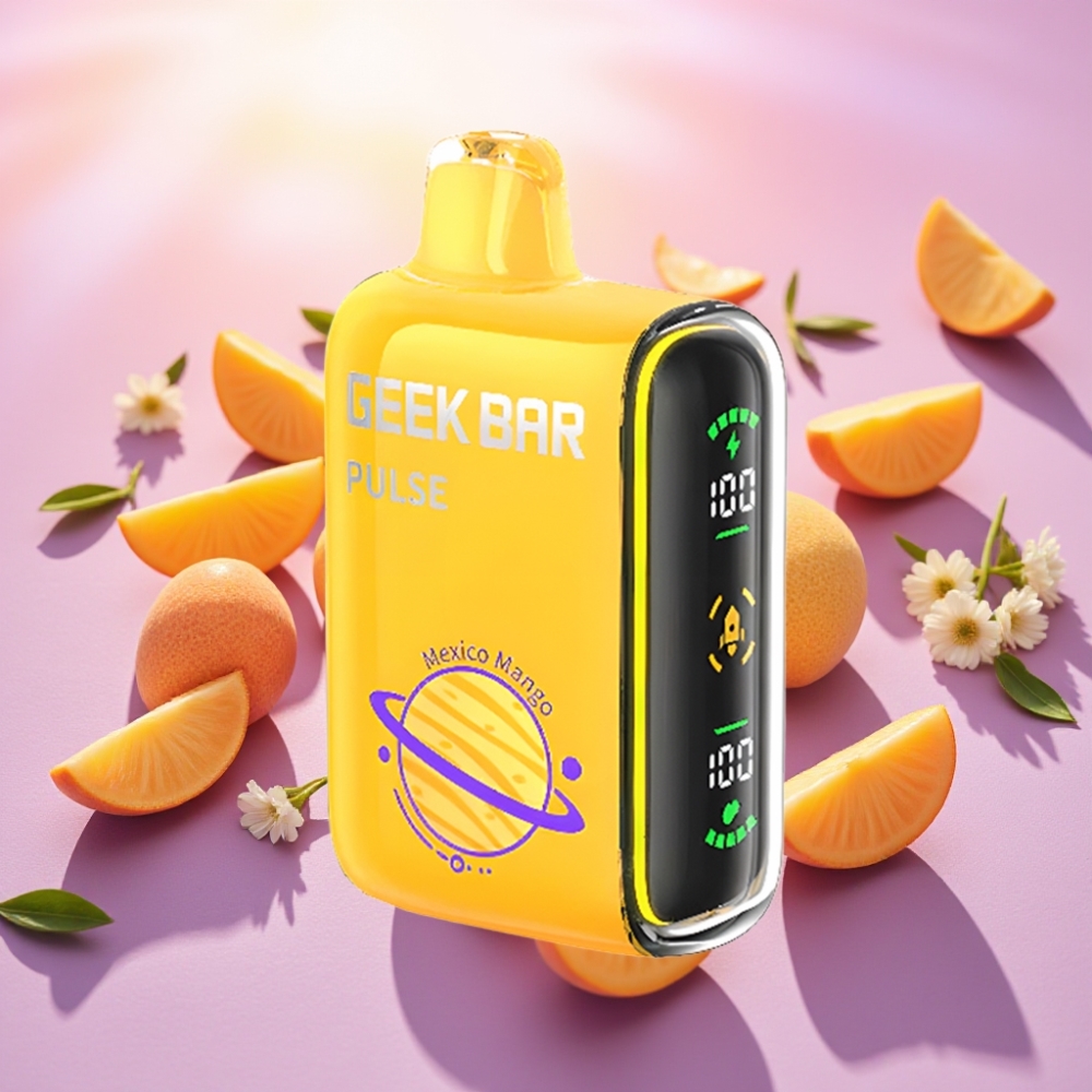Geek Bar Pulse 15000 משיכות, 16 מ\"ל, 5% ניקוטין, סוללה 650 mAh, USB-C