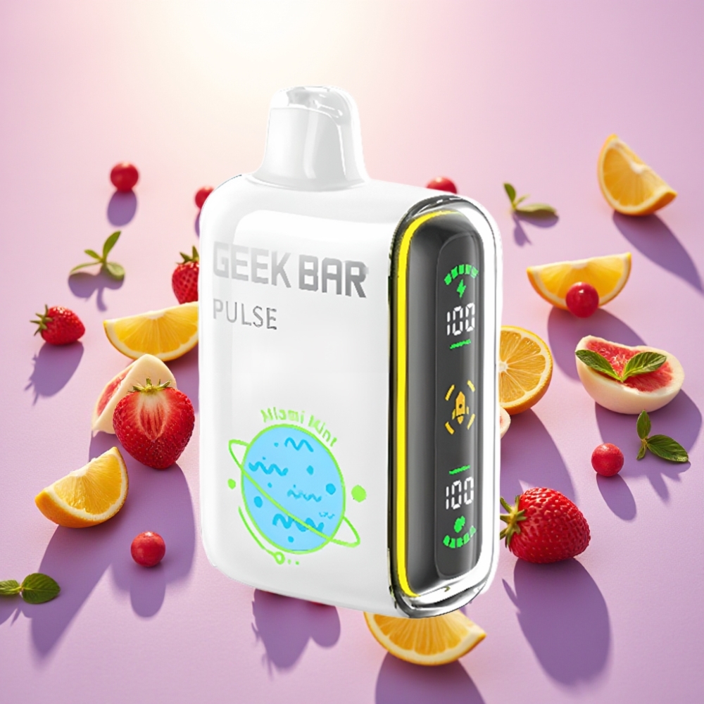 Geek Bar Pulse 15000 משיכות, 16 מ\"ל, 5% ניקוטין, סוללה 650 mAh, USB-C
