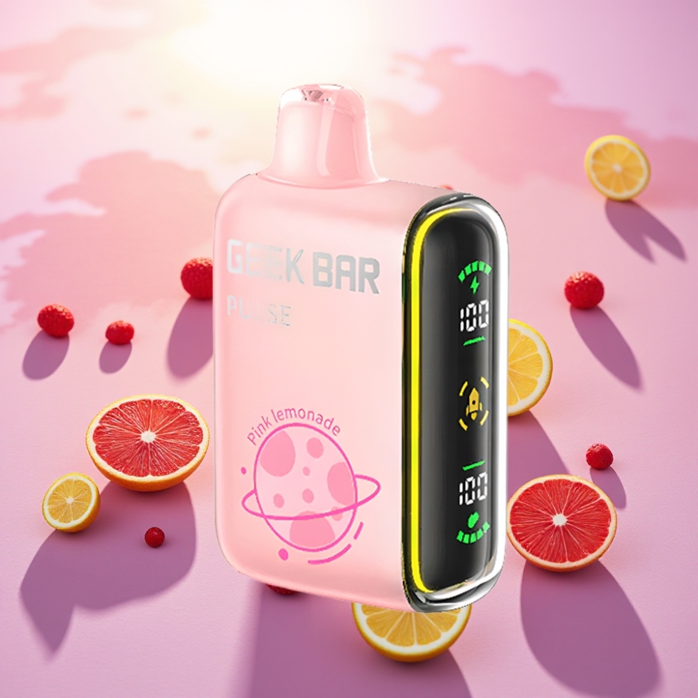 Geek Bar Pulse 15000 משיכות, 16 מ\"ל, 5% ניקוטין, סוללה 650 mAh, USB-C