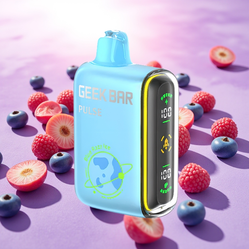 Geek Bar Pulse 15000 משיכות, 16 מ\"ל, 5% ניקוטין, סוללה 650 mAh, USB-C