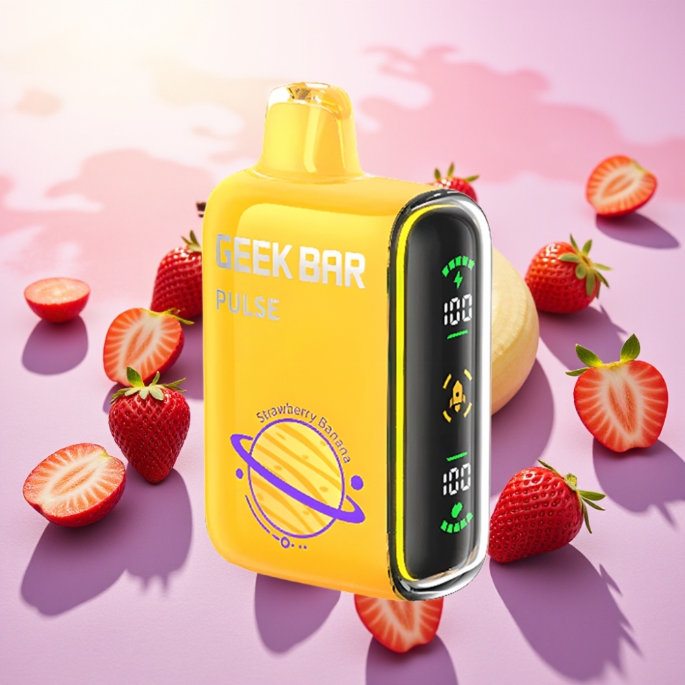 Geek Bar Pulse 15000 משיכות, 16 מ\"ל, 5% ניקוטין, סוללה 650 mAh, USB-C