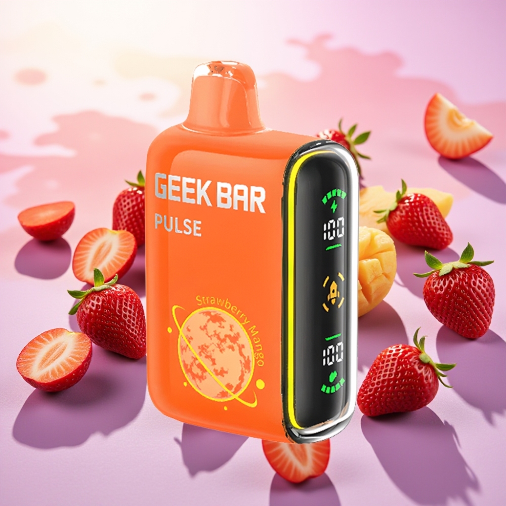 Geek Bar Pulse 15000 משיכות, 16 מ\"ל, 5% ניקוטין, סוללה 650 mAh, USB-C