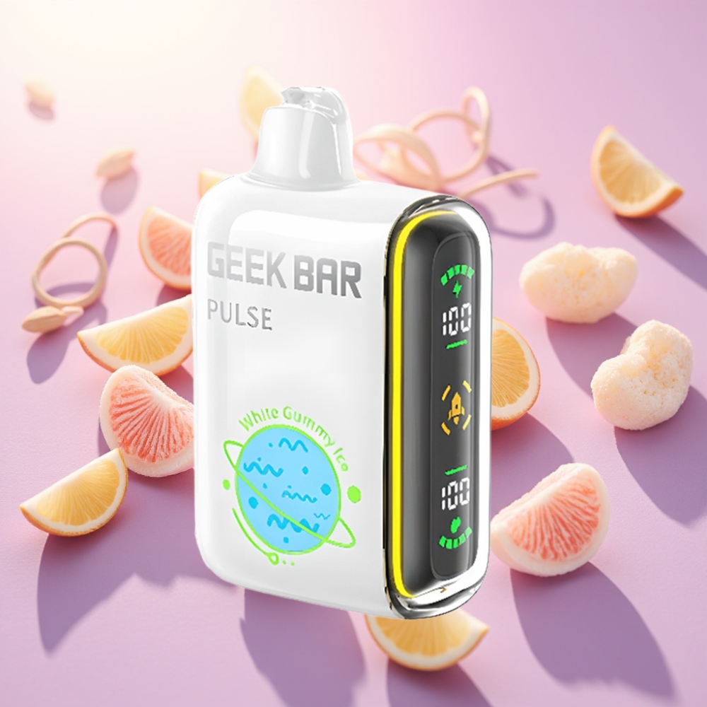 Geek Bar Pulse 15000 משיכות, 16 מ\"ל, 5% ניקוטין, סוללה 650 mAh, USB-C