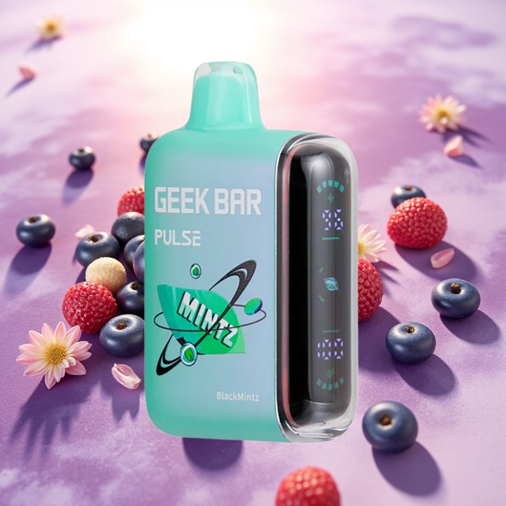 Geek Bar Pulse 15000 משיכות, 16 מ"ל, 5% ניקוטין, מנטה