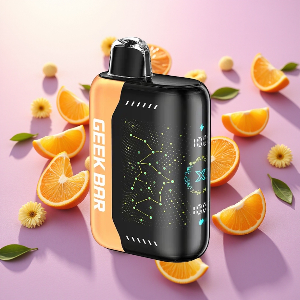 Geek Bar Pulse X 25000 שאיפות עם 18mL נוזל ו-USB Type-C