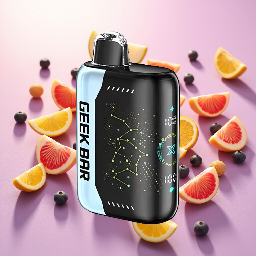 Geek Bar Pulse X 25000 שאיפות עם 18mL נוזל ו-USB Type-C