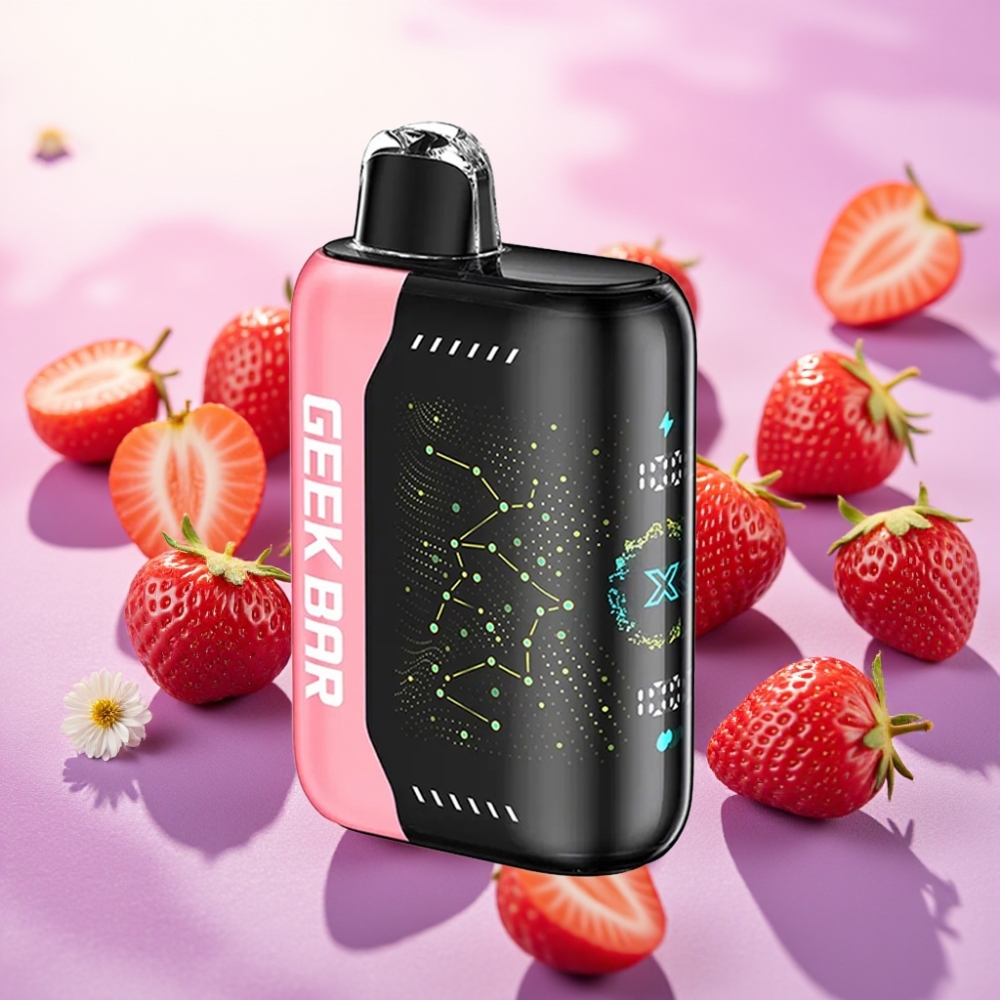 Geek Bar Pulse X 25000 שאיפות עם 18mL נוזל ו-USB Type-C
