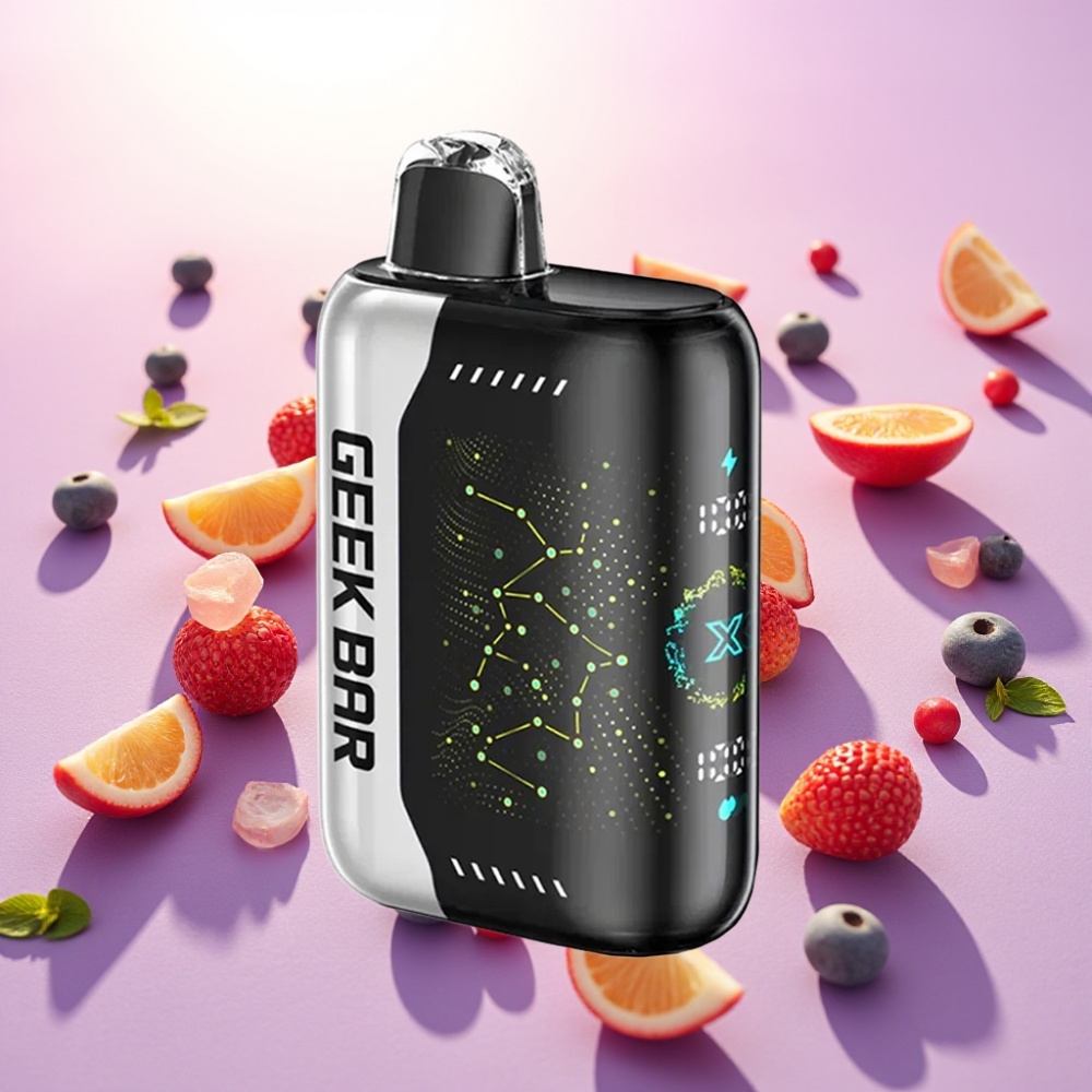 Geek Bar Pulse X 25000 שאיפות עם 18mL נוזל ו-USB Type-C