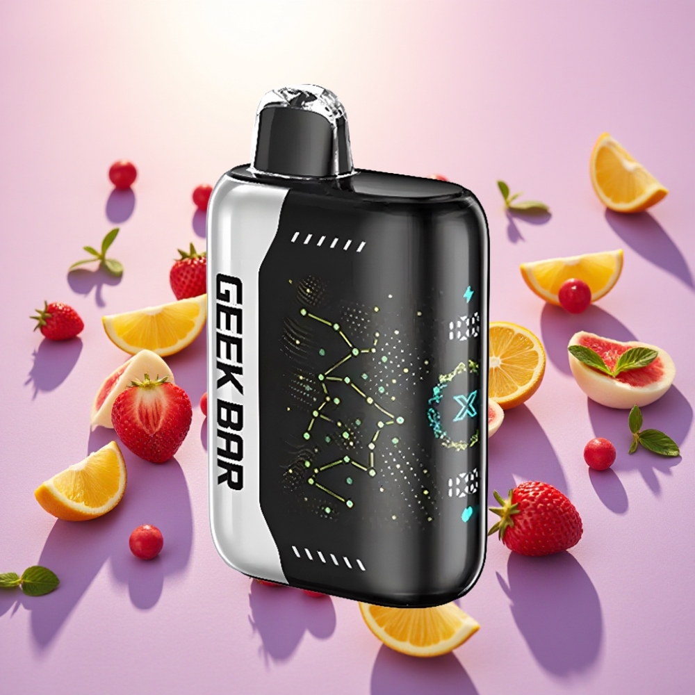 Geek Bar Pulse X 25000 שאיפות עם 18mL נוזל ו-USB Type-C