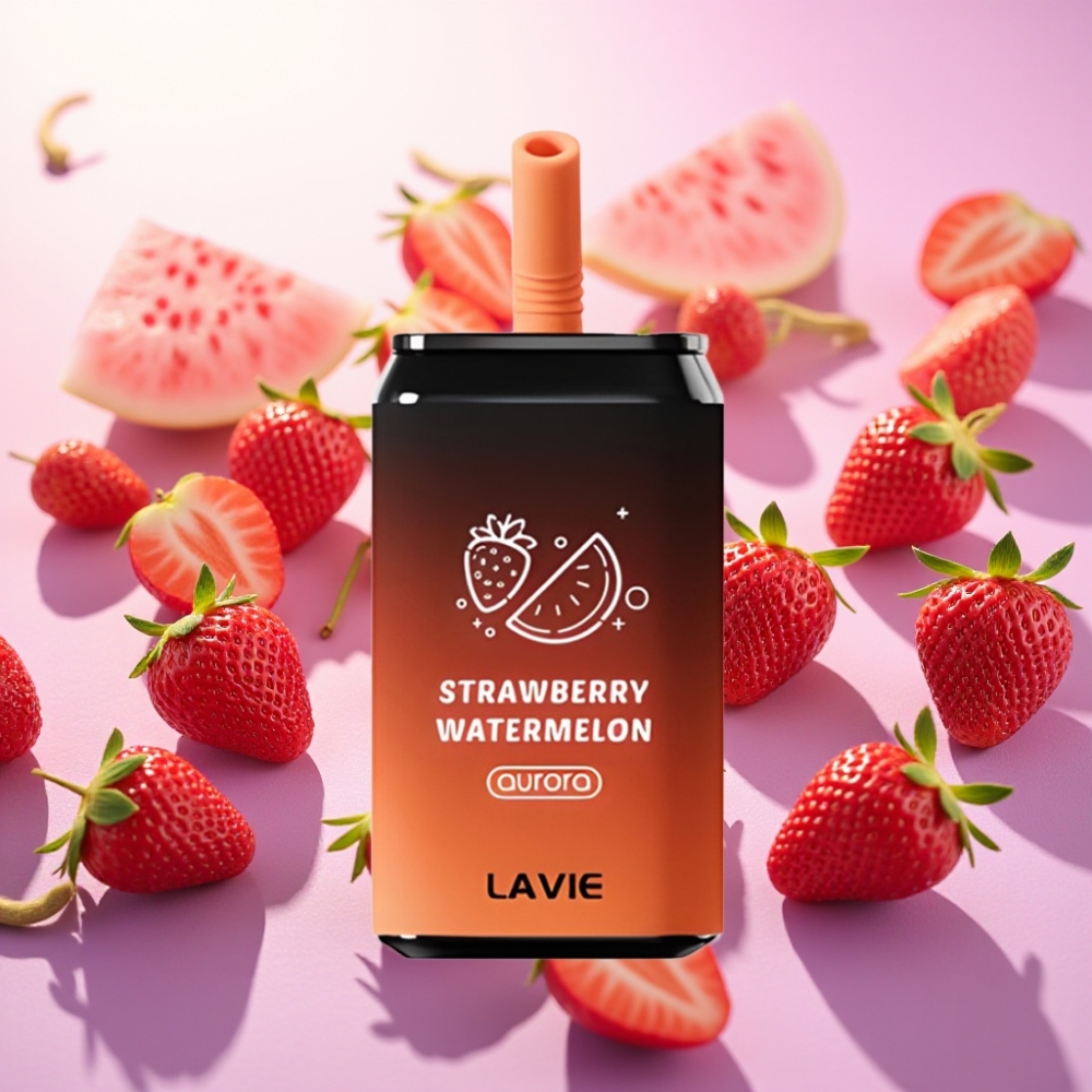 Lavie Aurora 11000 מקטרות תות אבטיח: 22ML, 650mAh, Type C