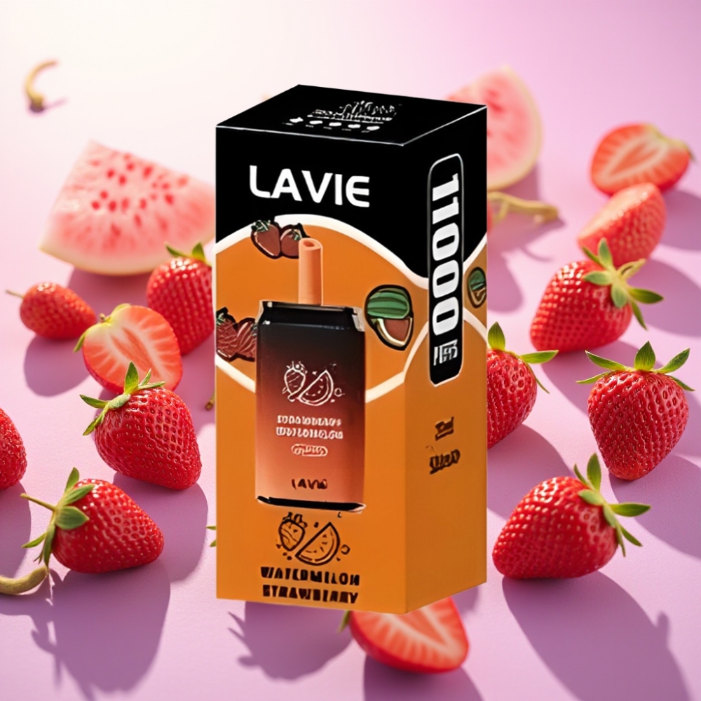 Lavie Aurora 11000 מקטרות תות אבטיח: 22ML, 650mAh, Type C