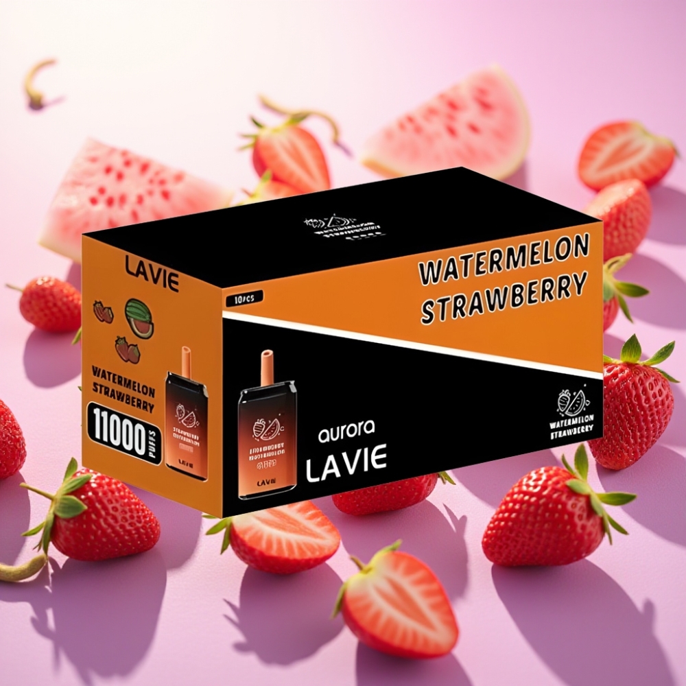 Lavie Aurora 11000 מקטרות תות אבטיח: 22ML, 650mAh, Type C