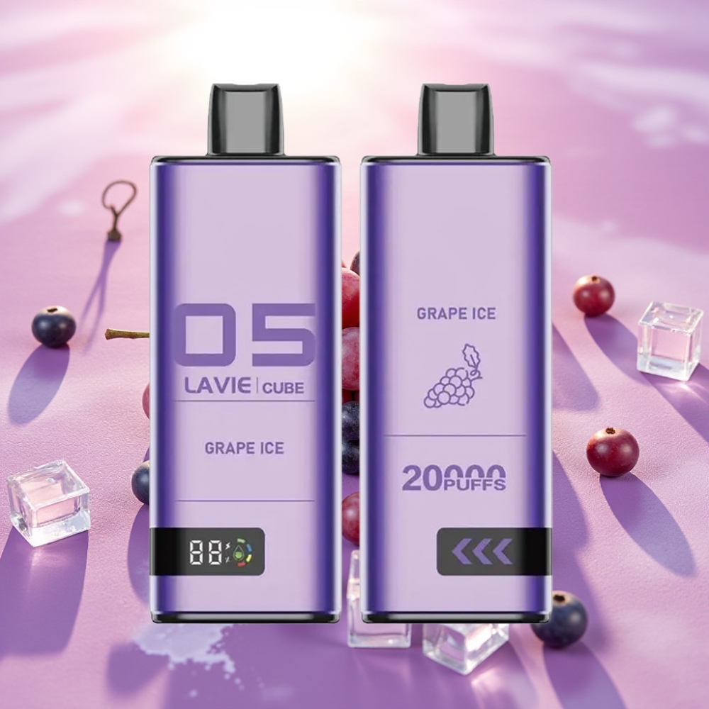 Lavie Cube 20000 שאיפות מכשיר אידוי חד פעמי ענבים קפוא