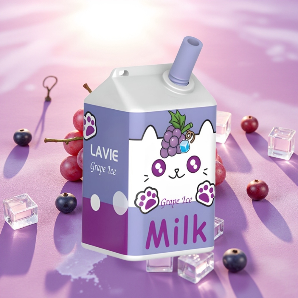 Lavie Milk 7000 מפיות 16ML גלידת ענבים