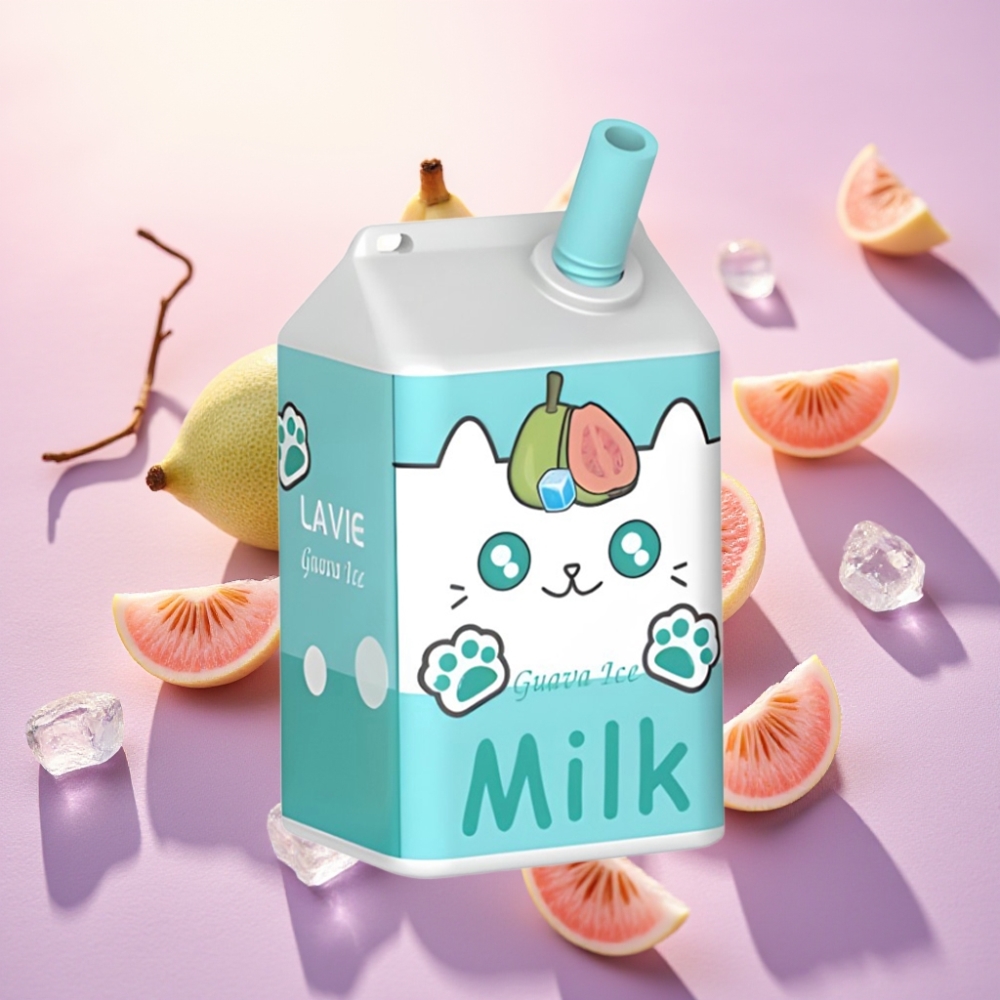 Lavie Milk 7000 Puffs 16ML 5% ניקוטין גויאבה קרח