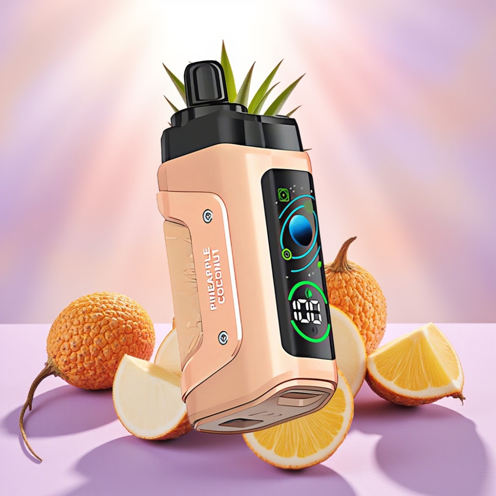 Razz Bar 45000 מקטרות אלקטרוניות חד פעמיות אננס קוקוס