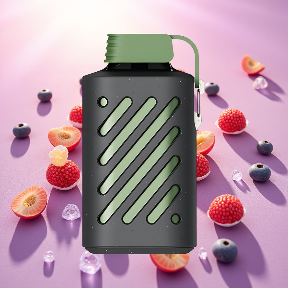 VOZOL GEAR 10000 סיגריה חד פעמית - 10000 שאיפות, 20 מ"ל נוזל, בטרייה 500mAh, טעם קרח לוהט