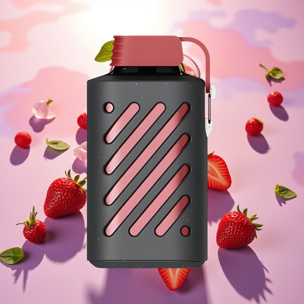 VOZOL GEAR 10000 מעשנה חד פעמית עם 30 טעמים, תא סוללה 500mAh, תפוקה של 10000 שאיפות, טעם: מוחיטו אדום