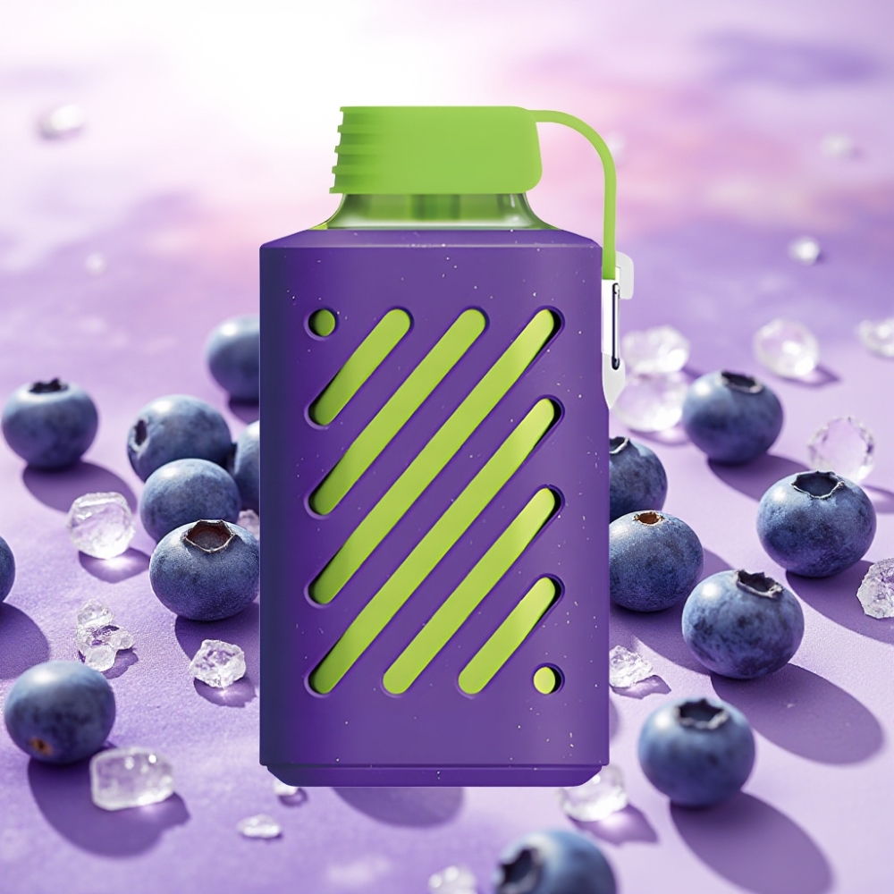 VOZOL GEAR 10000 Disposable Vape – 10000 משיכות, 30 טעמים, Blueberry Ice (אוכמניות קרירות)