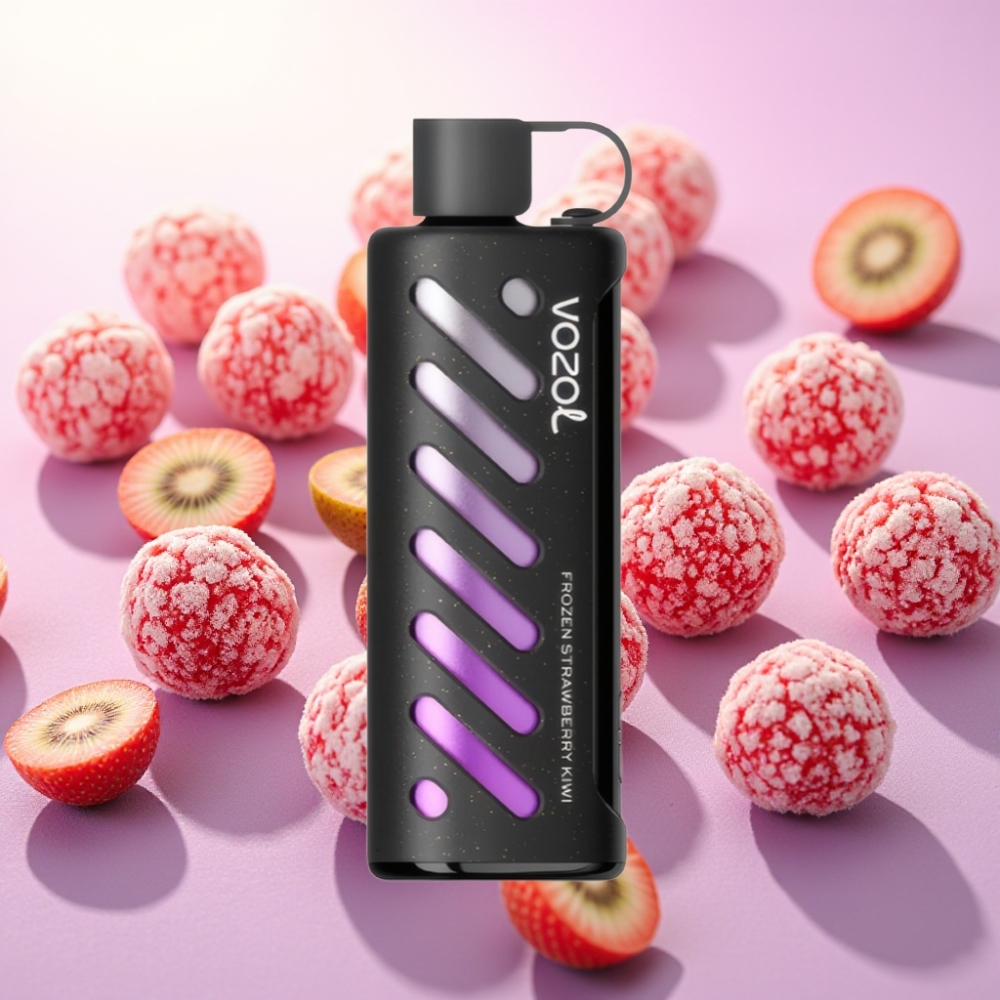 VOZOL Gear Shisha 25000 Puffs תות קפוא קיווי סוללה 1000mAh S.i.L.C Tech
