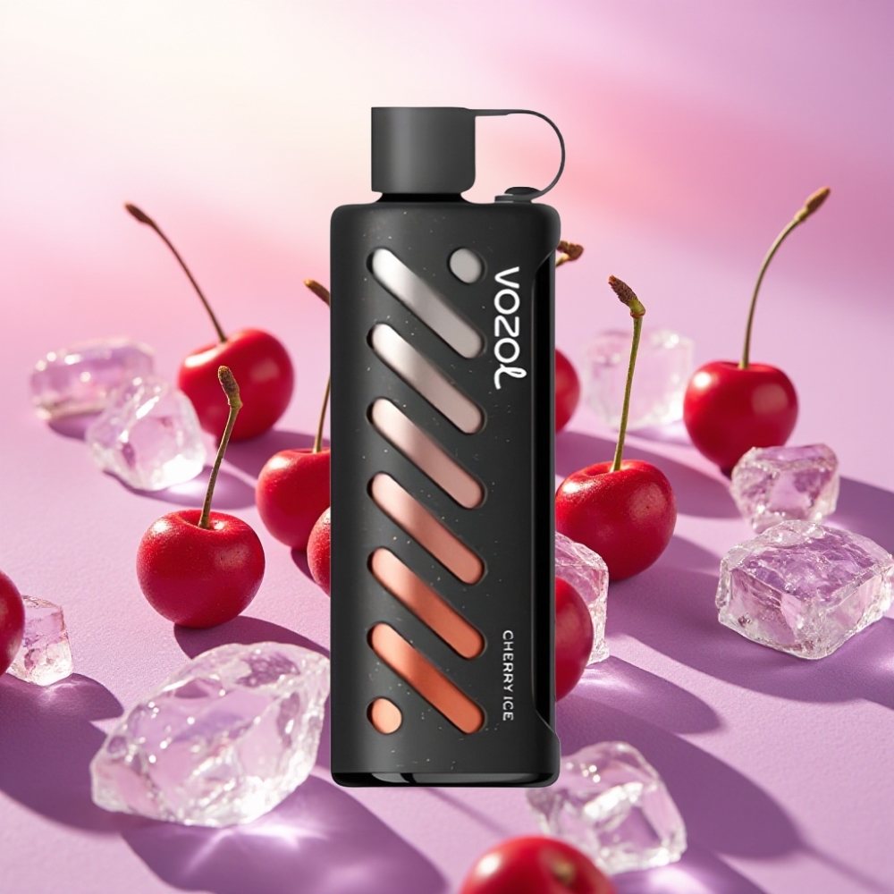 VOZOL Gear Shisha 25000 Puffs דובדבן קרח עם S.i.L.C Tech ו-1000mAh