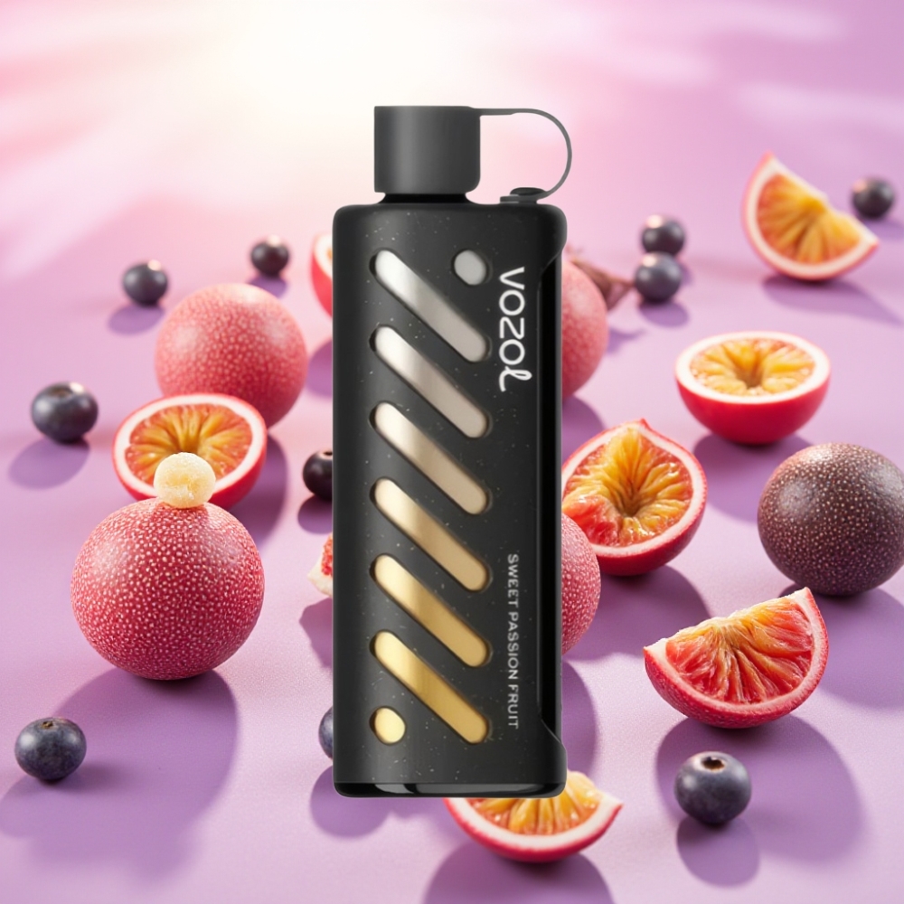 VOZOL Gear Shisha 25000 Puffs פרי פסיון מתוק עם S.i.L.C Tech ו-1000mAh