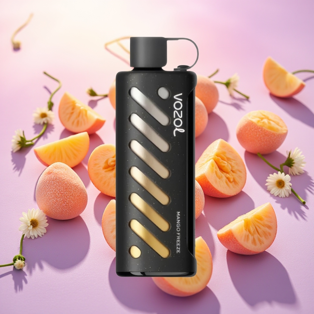 VOZOL Gear Shisha 25000 Puffs מנגו פריז S.i.L.C Tech דו-מצבי סוללה 1000mAh