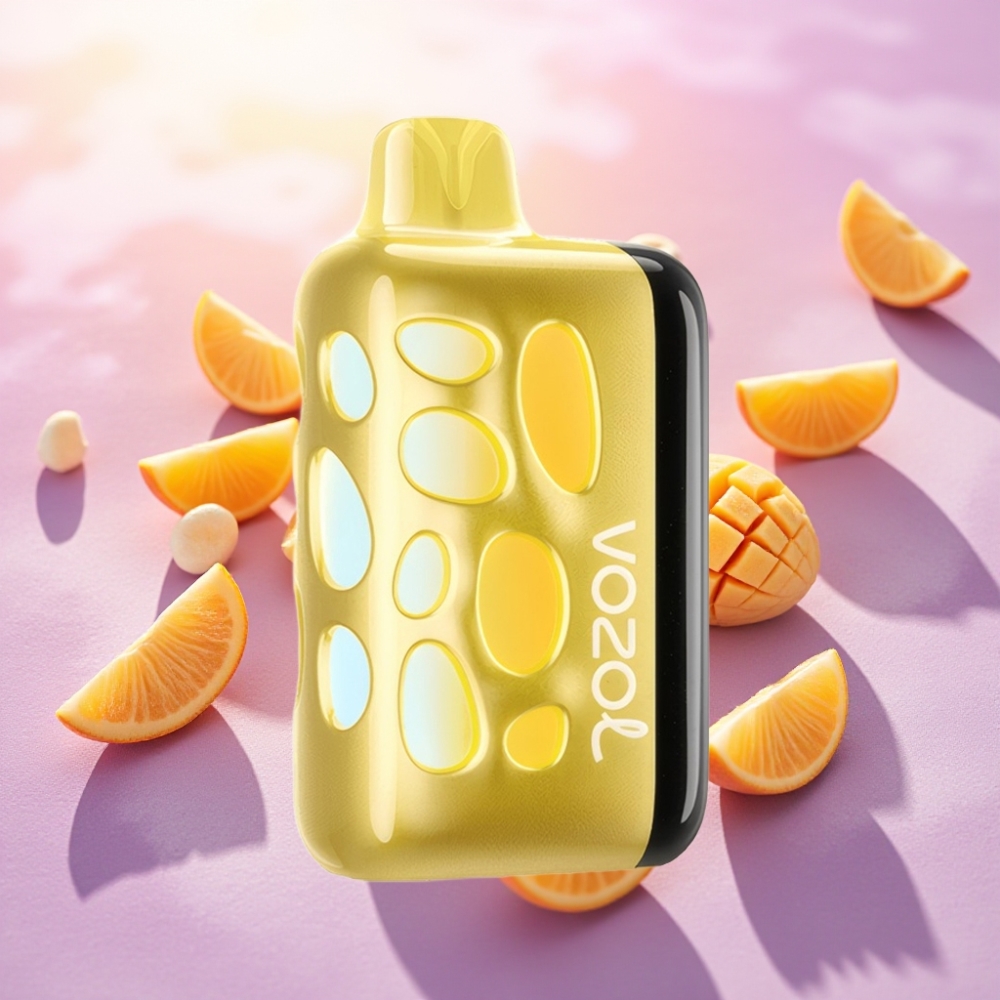 Vozol Rave 40000 מנגו קרח עם עיצוב זוהר 270 מעלות וסוללה 1000mAh