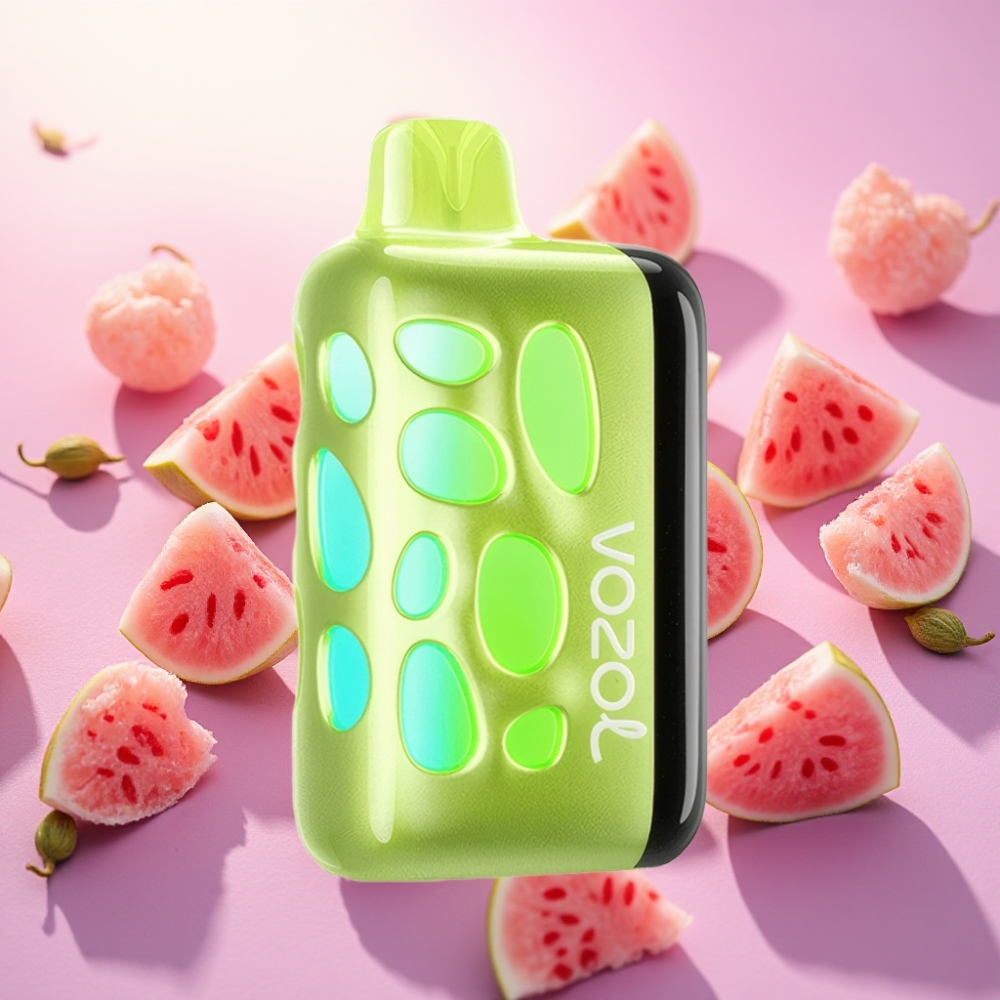 Vozol Rave 40000 Disposable Vape - עיצוב זוהר 270°, מצב מסיבה, אנימציית עישון, מלון מסטיק