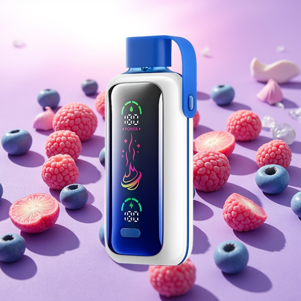 VOZOL Star 20000 Puffs מסך HD 2.2" רשת כפולה 650mAh בלו רז אייס