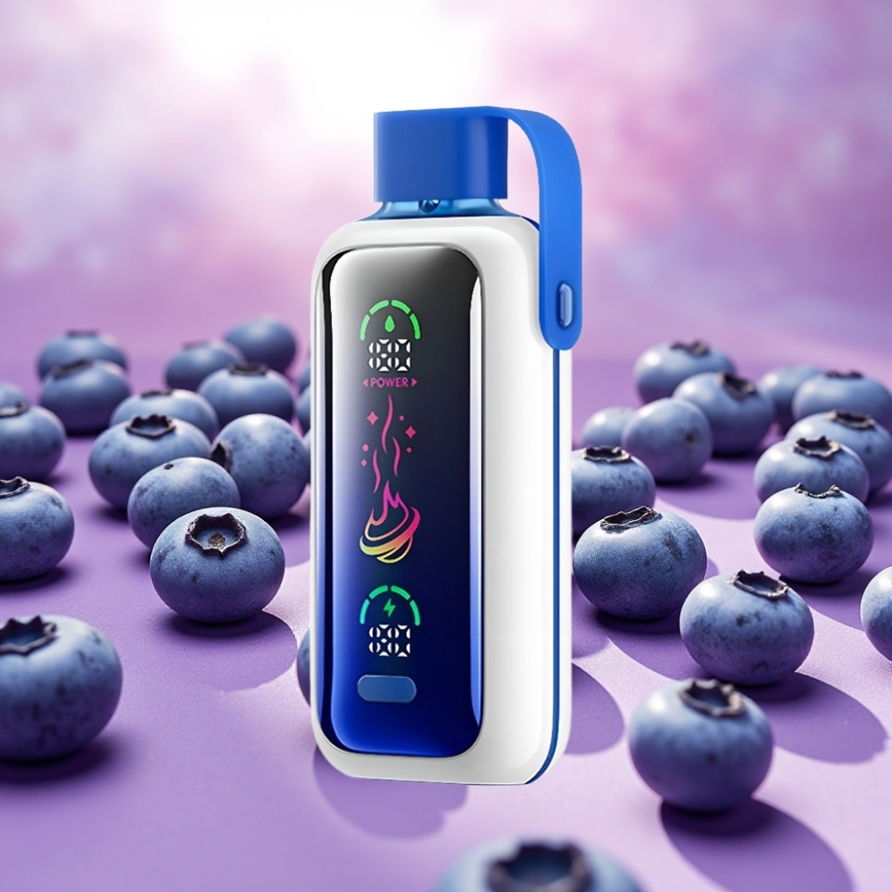 Vozol Star 20000 מקטרות מסך HD 2.2" דואל מש בטרייה 650mAh טעם סערת אוכמניות