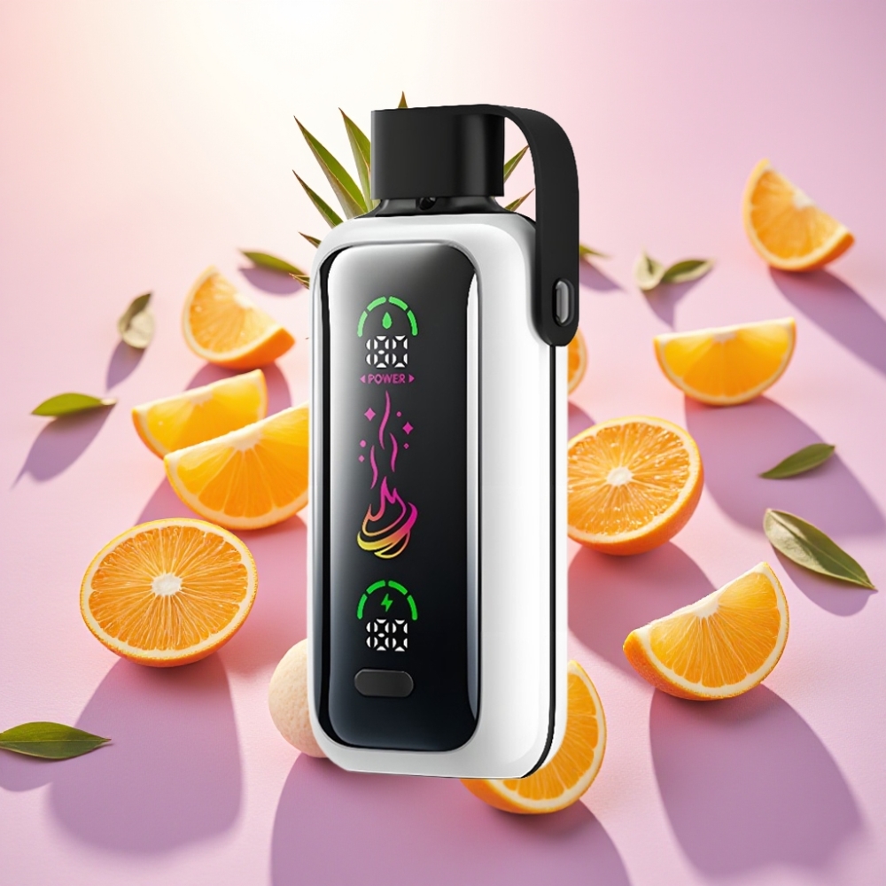 Vozol Star 20000 Puffs מסך HD 2.2" משי כפול בטריה 650mAh תפוז אננס ליצ'י