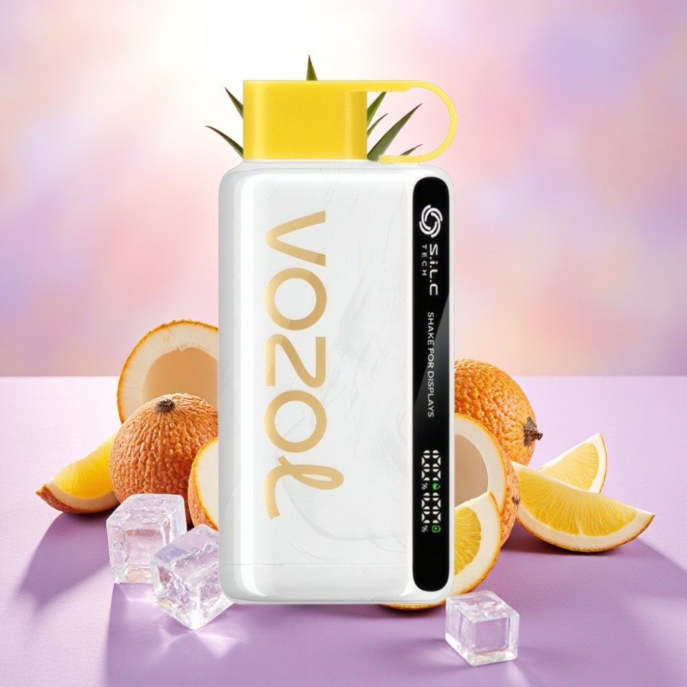 VOZOL STAR 9000/12000 מכשיר אידוי חד-פעמי אננס קוקוס קרח עם S.i.L.C TECH ותצוגת ניעור