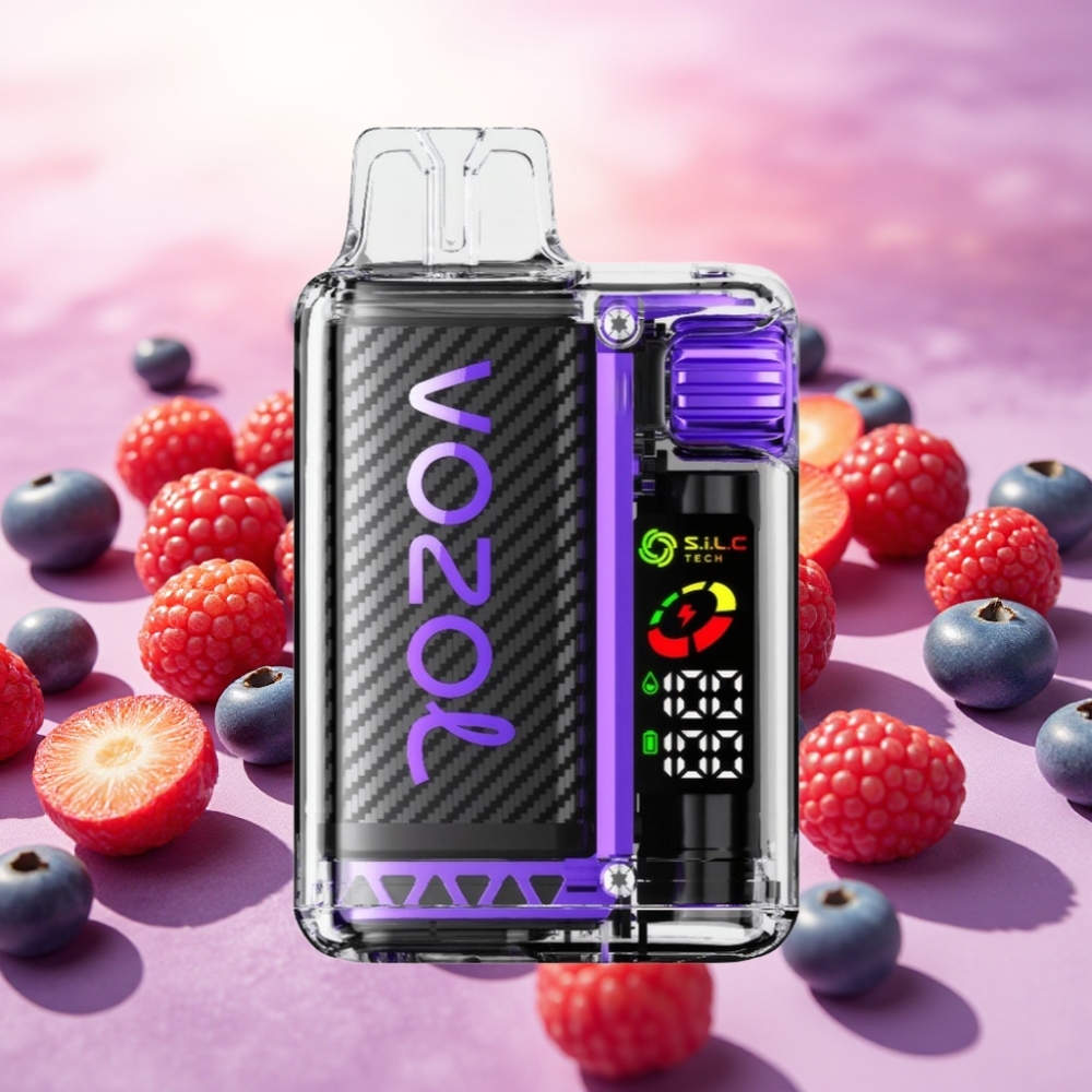 VOZOL Vista 20000 Puffs סוללה נטענת 650mAh ניקוטין 2% פירות יער מעורבבים