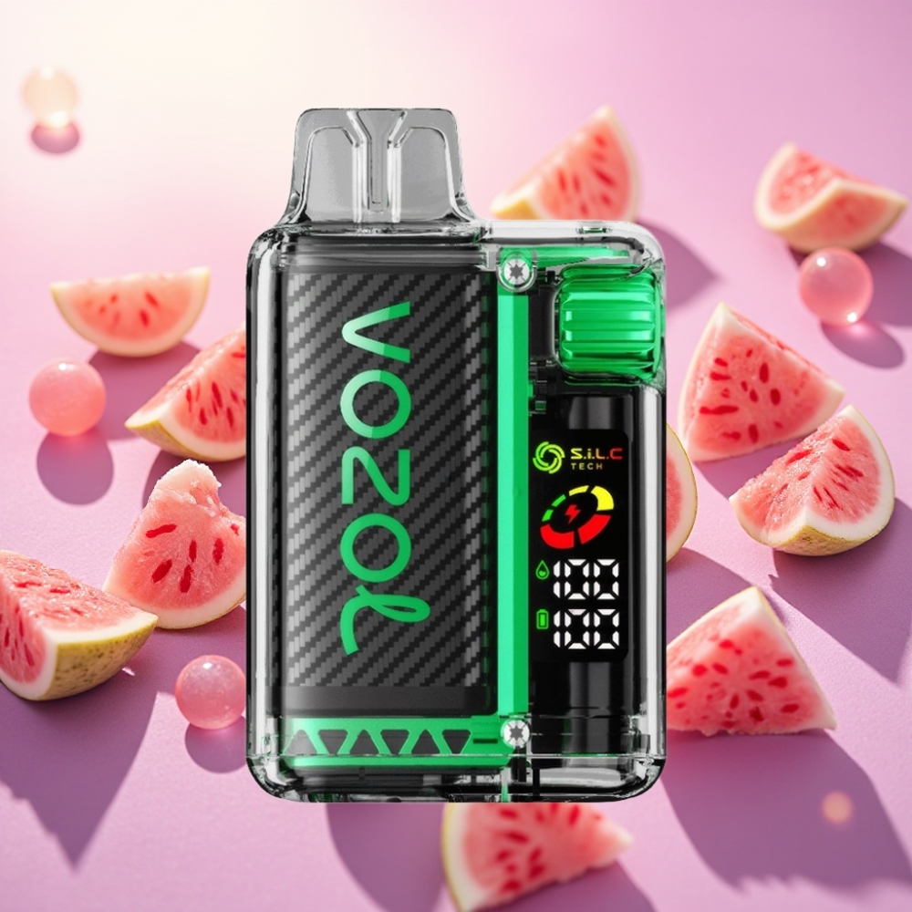 VOZOL Vista 20000 Puffs מתחבר לסוללה 650mAh סוללה מתכווננת 6 רמות מלון מסטיק אבטיח