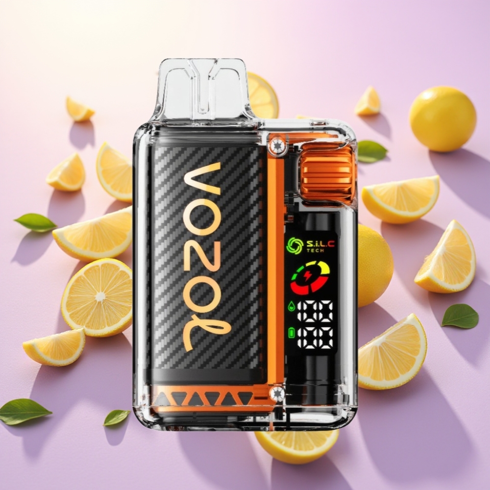 VOZOL Vista 20000 Puffs סוללה נטענת 650mAh OLED MCU לימון ליים